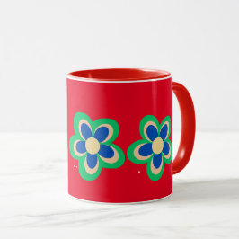 色とりどりの花 マグカップ