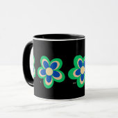 色とりどりの花 マグカップ (正面左)