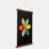色とりどりの花 吊り下げ型タペストリー (傾斜あり)