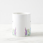 色とりどりの野の花のベビーシャワーお祝い コーヒーマグカップ (中央)