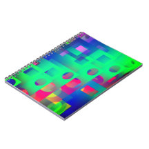 色とりどりの長方形が並び、退屈な青が支配的...