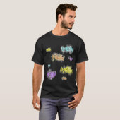 色とりどりの魚 Tシャツ (正面フル)