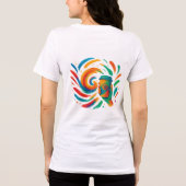 色と動き トライブレンドＴシャツ (裏面)