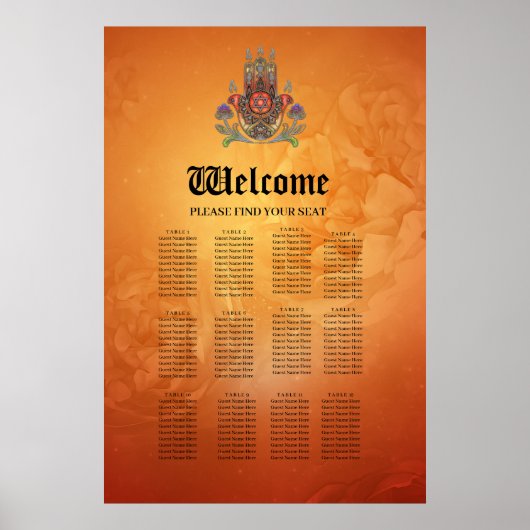 色と型枠の調和 ポスター (正面)