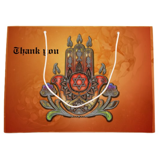 色と型枠の調和 ラージペーパーバッグ (正面)