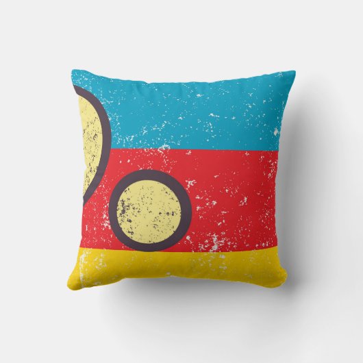 色と形 クッション (裏面)