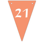 色と数字： 21 バンティングフラッグ (第3の旗)