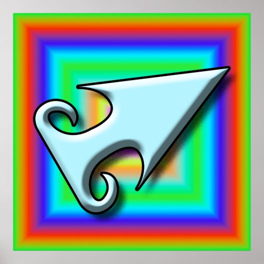 色と方向 ポスター (正面)