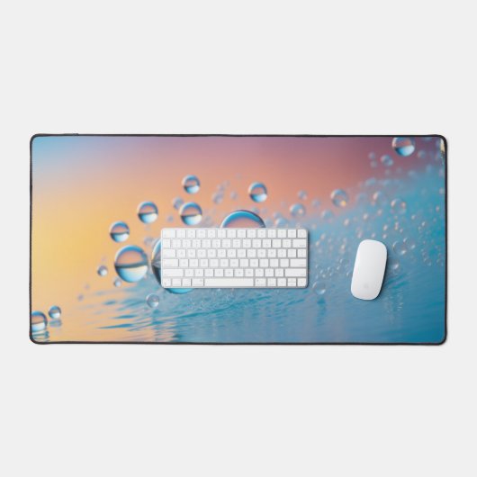 色と泡 デスクマット (キーボード&マウス)