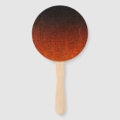 色と黒のグリッターグラデーション ハンドファン (裏面)