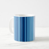 色による地球温暖化のコーヒー・マグ コーヒーマグカップ (正面左)