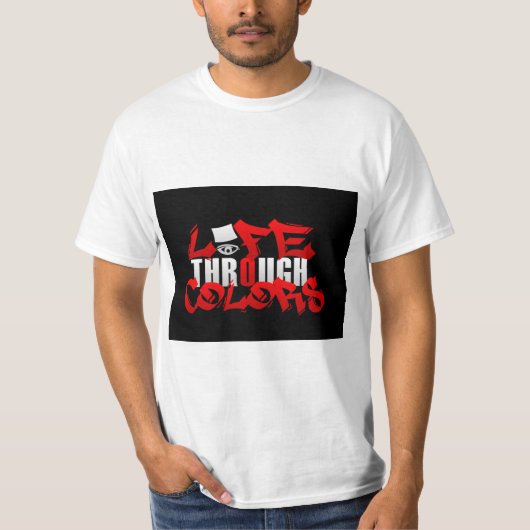 色による生命 Tシャツ (正面)
