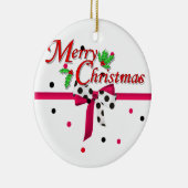 色のある円 セラミックオーナメント (右)