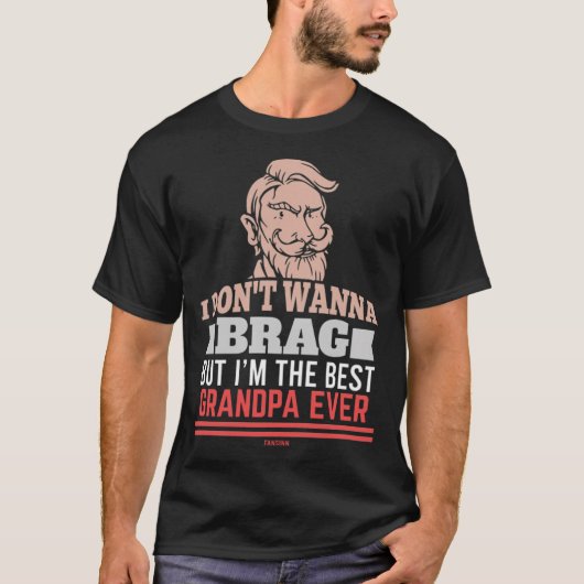 色のおじいちゃん Tシャツ (正面)