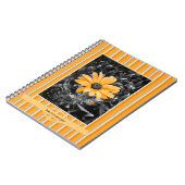 色のしぶきの春のフラッシュのアフリカデイジーの写真 ノートブック (左側)