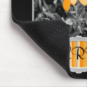 色のしぶきの春のフラッシュのアフリカデイジーの写真 マウスパッド (コーナー)