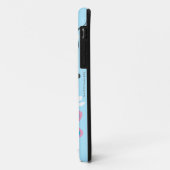 色のしぶきの青 Case-Mate iPhoneケース (裏面/左)