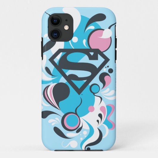 色のしぶきの青 Case-Mate iPhoneケース (裏面)