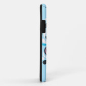 色のしぶきの青 Case-Mate iPhoneケース (裏面/右)