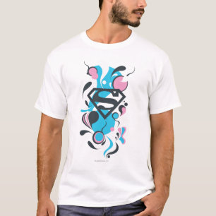 色のしぶきの青 Tシャツ