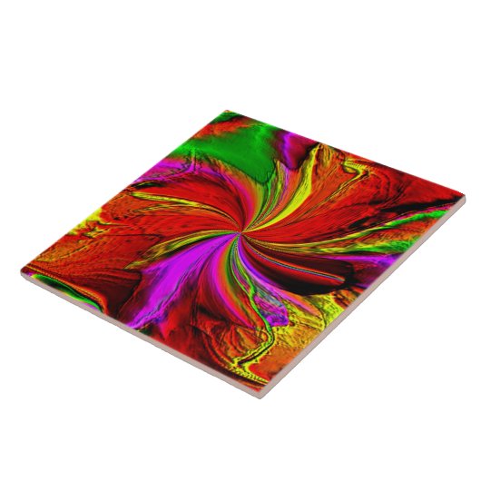 色のしぶき タイル (側面)