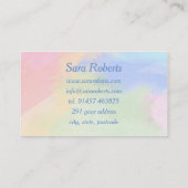 色のしぶき 名刺 (裏面)