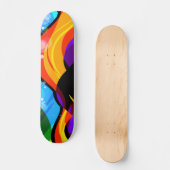 色のすべてのサイズと形状 スケートボード (正面)