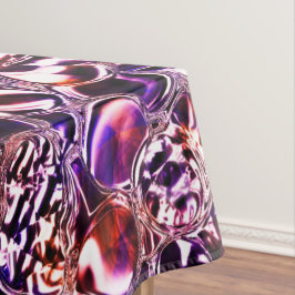 色のついたガラスや石の大切血か？ テーブルクロス