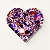 色のついたガラスや石の大切血か？ ノートブック (裏面)