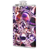 色のついたガラスや石の大切血か？ フラスク (左)