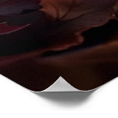 色のついた大きな鮮やかろうそく ポスター (角)