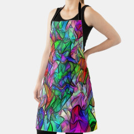 色のついた幌布に隠されたクロスコップ エプロン