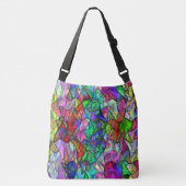 色のついた幌布に隠されたクロスコップ クロスボディバッグ (正面)