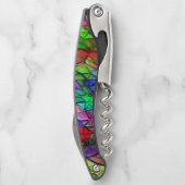 色のついた幌布に隠されたクロスコップ ソムリエナイフ (裏面)