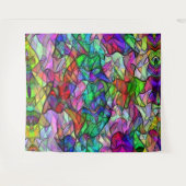 色のついた幌布に隠されたクロスコップ タペストリー (正面(横))