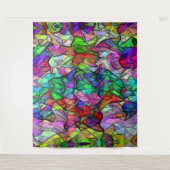 色のついた幌布に隠されたクロスコップ タペストリー (正面)