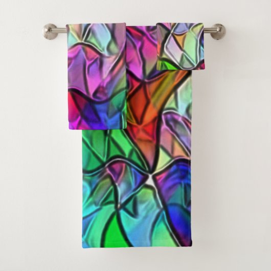 色のついた幌布に隠されたクロスコップ バスタオルセット (インサイチュ)