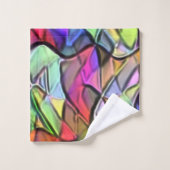 色のついた幌布に隠されたクロスコップ バスタオルセット (ウォッシュタオル)