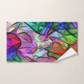 色のついた幌布に隠されたクロスコップ バスタオルセット (ハンドタオル)