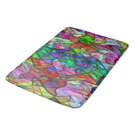 色のついた幌布に隠されたクロスコップ バスマット