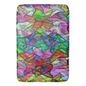 色のついた幌布に隠されたクロスコップ バスマット (正面縦)