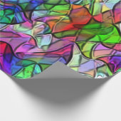 色のついた幌布に隠されたクロスコップ ラッピングペーパー (角)