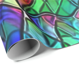 色のついた幌布に隠されたクロスコップ ラッピングペーパー