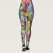 色のついた幌布に隠されたクロスコップ レギンス (裏面)