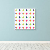 色のつながり キャンバスプリント (インサイチュ (ウッドフロア))