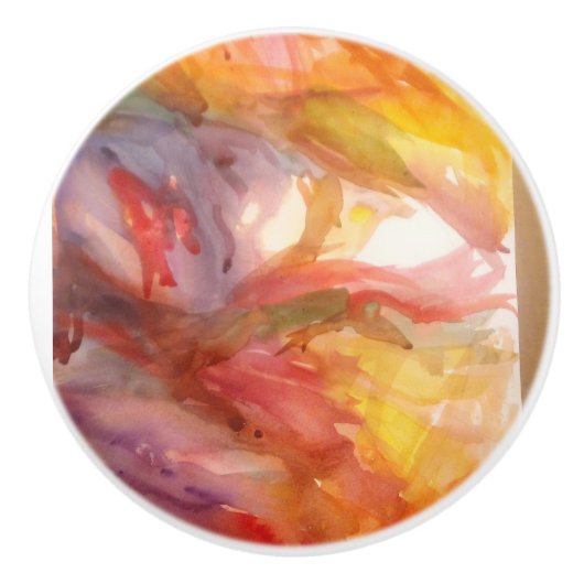 色のない セラミックノブ (正面)