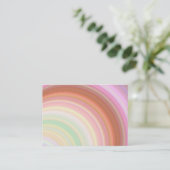 色のぽっちゃりした名刺 名刺 (スタンド正面)