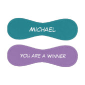 色のみ青とピンク+名前とアイディア 野球ボール (パネル)