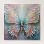 色のウィスパー:パステルフラクタルバタフライドリーム ジグソーパズル (縦)