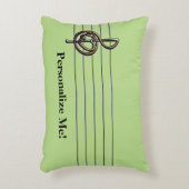 色のエンボスの一見のト音記号を選び、聞いて下さい アクセントクッション (正面(垂直))